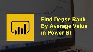 Dense Rank Function in Power BI