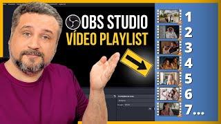 How to live with VIDEO PLAYLIST in OBS Studio