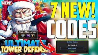 CHRISTMAS UTD!ULTIMATE TOWER DEFENSE CODES 2024 - ULTIMATE TOWER DEFENSE CODES - ROBLOX