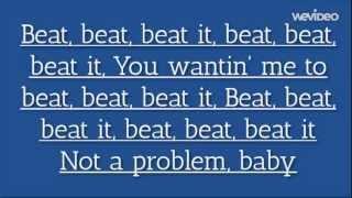 Sean Kingston ft. Chris Brown, Wiz Khalifa - Beat It (Lyrics Video)