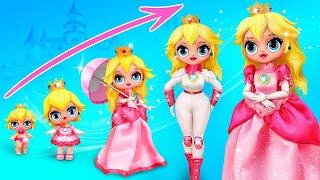 ¡La Princesa Peach Creciendo! 30 Trucos LOL OMG