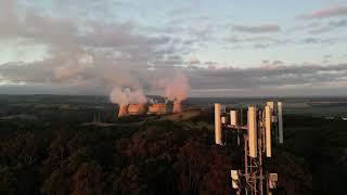 4K DJI Mini 3 Pro Drone - Yallourn Power Station Cooling Towers