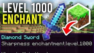 How To Get Level 1000 Enchantments In Minecraft - Full Guide