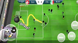 SWITZERLAND vs ITALY | STICKMAN SOCCER 2018 Gameplay 5 #southmgames #stickmansoccer