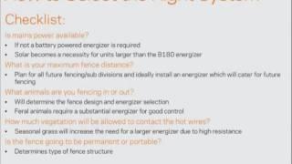 Electric fencing for feral animals. Part 1 - why, how and design checklist.