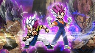 Gogeta Ultra Ego Instinct VS Vegito Ultra Ego Instinct