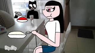 Cover{Two time Meme} Director Girl Mother of Cartoon cat 