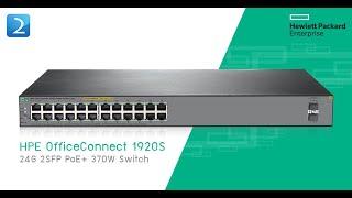 HPE Office Connect Switch 1920s Configuration & VLAN Configuration | Configure Switch HPE 1920s