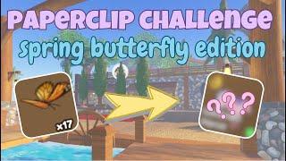 Paperclip Challenge Spring Butterfly Edition!  | Wild Horse Islands