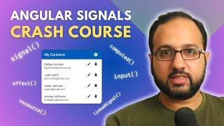 Angular Signals Crash Course | Build Full CRUD app (2025)