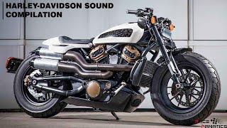 Harley-Davidson Sound Compilation (Iron 883 and more...)!!!