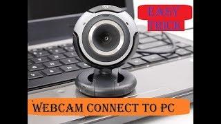 how can connect webcam with pc without driver installation