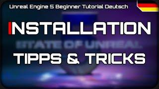 Unreal Engine 5 Beginner Tutorial Deutsch | Unreal Engine 5 German | UE5 Tutorial Deutsch & Tipps