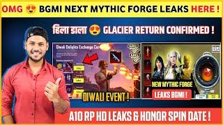 Diwali Event  Next Mythic Forge Bgmi | M4 Glacier Confirm ! | A10 Royal Pass | Next Honor Spin