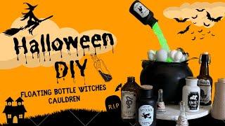 Halloween DIY |  Grandin Road CopyCat | Magic Floating Potion Bottle | Spell Casting Cauldron