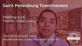 St. Petersburg Toastmasters 18 September 2021 with Joy