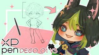 Tutorial de Chibis con XP-Pen | Review de la Tableta de Dibujo DECO 01 V3