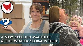 My New Kitchen Machine & The Winter Storm