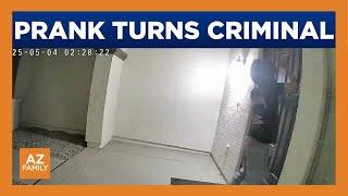 Teens in trouble after terrifying Chandler family in TikTok 'prank'