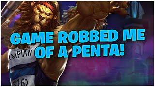 GAME ROBBED ME OF A PENTA! S11 SMITE ANHUR