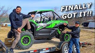 We got a Kawasaki KRX 1000! Rips, jumps, review, and LAP BATTLE!