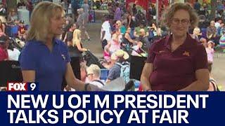 University of Minnesota’s newest president explores State Fair, talks new policy ahead