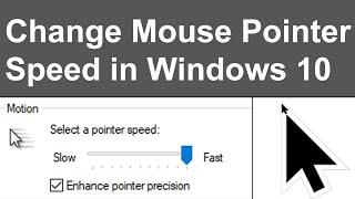 How to Change Mouse cursor speed on Windows