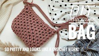 DIY Macrame Bag/How To Make A Macrame Bag/Torebka Makrama