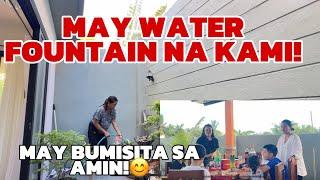 MAY WATER FOUNTAIN NA KAMI! MAY BUMISITA SA AMIN! BAGONG KAIBIGAN