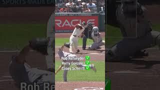 Baseballs were flying today in San Francisco! #homeruns #giants #redsox #baseball