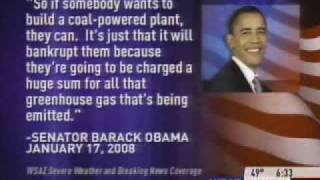 Obama Called for Bankrupting Coal Fired Power Plants