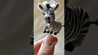 Little Zebra with Cute Ribbon #shorts #trending #viralvideo #zebra #ribbon