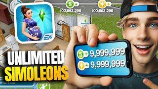 NEW Sims Freeplay UNLIMITED SIMOLEONS Glitch in 2024 - Sims FreePlay HACK/MOD iOS Android