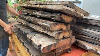Epic Upcycle: Old Boat Wood Becomes a Stunning New Door!