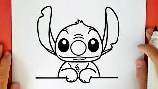 COMO DESENHAR O STITCH