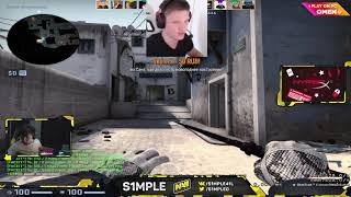 s1mple  Playing Faceit Pro League 2019-Dec-14 Map:Mirage