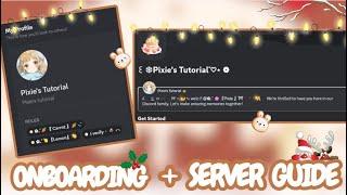 ONBOARDING AND SERVER GUIDE SETUP | DISCORD TUTORIAL