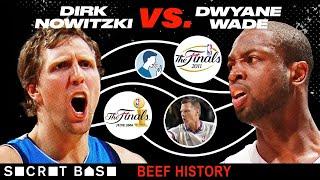 Dirk Nowitzki and Dwyane Wade's rivalry became beef thanks to fouls, mean quotes, and fake coughing