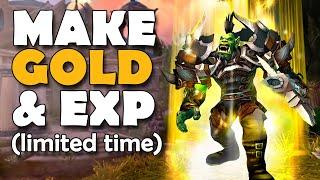 Make Gold While Leveling Alts WoW | Exp & Gold Farming