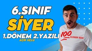 6. Sınıf Peygamberimizin Hayatı (SİYER) 1. Dönem 2. Yazılı (%99 Çıkabilir  )