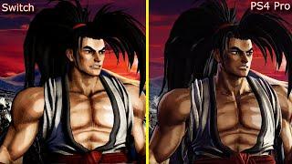 Samurai Shodown Nintendo Switch vs PS4 Pro Graphics Comparison