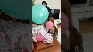 She thought I was sleeping but I played a prank on her #shorts #viralvideo