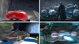 Evolution of Batmobile Leaving Batcave Scene in Batman Games