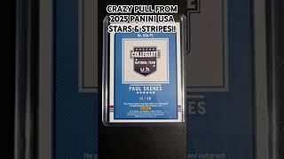 Crazy Pull From 2025 Panini USA Stars & Stripes!!! Paul Skenes Patch Auto /10