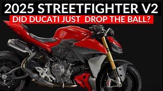 2025 Ducati Streetfighter V2 | Did Ducati Just Drop the Ball? | Key Changes