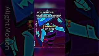 Alastor Vs Vox With Proof | After Dark X Sweater Weather #fyp #hazbinhotel #helluvaboss #trending