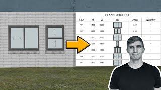 ArchiCAD Tutorial: Window Schedules - The EASY way