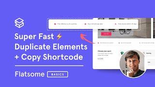 Duplicate Elements Super Fast  (Copy Shortcode) in Flatsome Tutorial