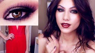 HOLIDAY Makeup, Hair, & Outfit Idea 2014! I Kayleigh Noelle