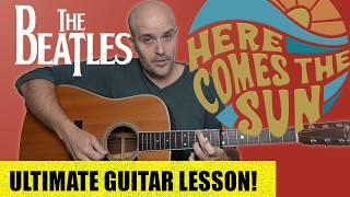 The Beatles Here Comes The Sun Ultimate Guitar Lesson and Tutorial + Charts and Tabs